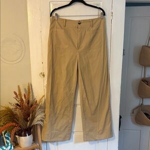 Women's Wide Leg Khaki Pants